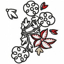 Vase For Flowers Embroidery Design 4 Vase For Flowers Embroidery Design 4